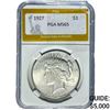 1927 Silver Peace Dollar PGA MS65