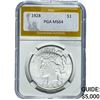 1928 Silver Peace Dollar PGA MS64