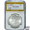 1890-S Morgan Silver Dollar PGA MS64
