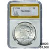 1935 Silver Peace Dollar PGA MS64+