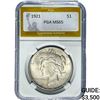 Image 1 : 1921 Silver Peace Dollar PGA MS65