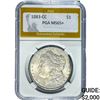 Image 1 : 1883-CC Morgan Silver Dollar PGA MS65+