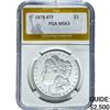 1878 8TF Morgan Silver Dollar PGA MS63