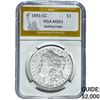 1891-CC Morgan Silver Dollar PGA MS63