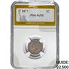 1871 Indian Head Cent PGA AU58