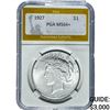 1927 Silver Peace Dollar PGA MS54+