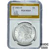 Image 1 : 1921-D Morgan Dollar PGA MS64