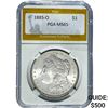 1885-O Morgan Silver Dollar PGA MS65