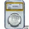 1884 Morgan Silver Dollar PGA MS65