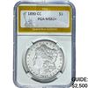 Image 1 : 1890-CC Morgan Silver Dollar PGA MS62+