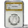 Image 1 : 1902 Barber Half Dollar PGA MS65
