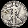 1938-D Silver Half Dollar Walking Liberty LIGHTLY CIRCULATED