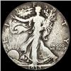1938-D Silver Walking Liberty Half Dollar LIGHTLY CIRCULATED