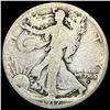 1917-D Silver Half Dollar (Walking Liberty) NICELY CIRCULATED