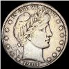 1901-S Silver Barber Half Dollar LIGHTLY CIRCULATED