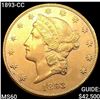 Image 1 : 1893-CC $20 Gold Double Eagle UNCIRCULATED