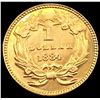 Image 2 : 1884 Rare Gold Dollar CHOICE BU+