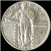 Image 1 : 1927 Standing Liberty Silver Quarter CHOICE AU