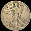 1938-D Silver Walking Liberty Half Dollar LIGHTLY CIRCULATED