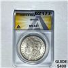 1890-S Morgan Dollar ANACS MS 62 SILVER