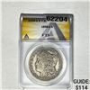 1898-S Morgan Dollar ANACS F 15 SILVER