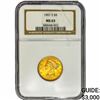 Image 1 : 1901 $5 Gold Half Eagle NGC MS63