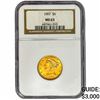 Image 1 : 1907 $5 Gold Half Eagle NGC MS63