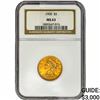 Image 1 : 1900 $5 Gold Half Eagle NGC MS63