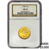 Image 1 : 1900 $5 Gold Half Eagle NGC MS63