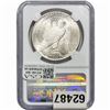 Image 2 : 1925 Silver Peace Dollar NGC MS65