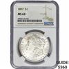 Image 1 : 1897 Morgan Silver Dollar NGC MS63