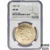 Image 1 : 1927 Silver Peace Dollar NGC AU58