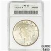 1923-S Silver Peace Dollar ANACS MS63