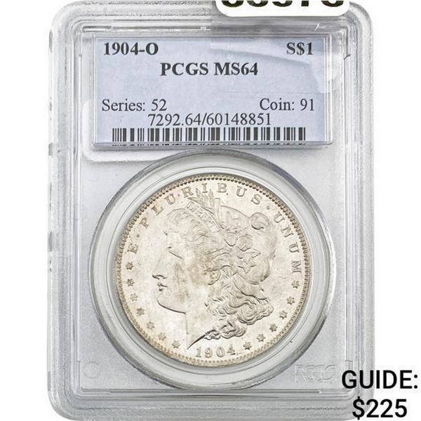1904-O Morgan Silver Dollar PCGS MS64