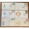 Image 1 : 6 First Day issue postage stamps and envelopes from India 1960’s