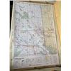 Image 1 : North East British Columbia grid map.25”x53” laminated
