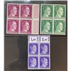 Image 1 : Germany 3 blocks of 4 Hitler stamps 2 with borders
