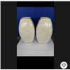 Image 1 : Pair of 8” Lenox porcelain vase.  Embossed roses with gold trim