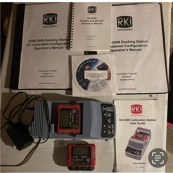 GX-2009 Portable gas detector and calibrator  1 battery doesn’t work