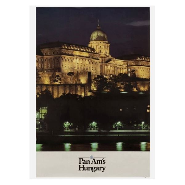 Panam airlines travel poster