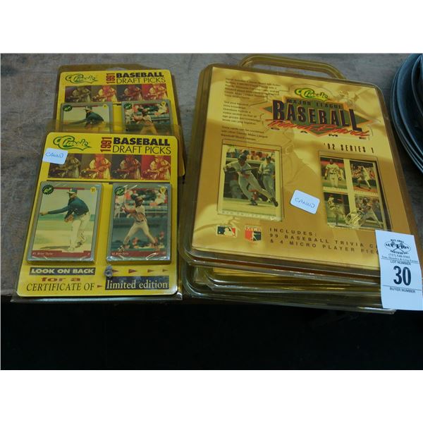 90's  Baseball Draft Picks Souvenir Trading Cards