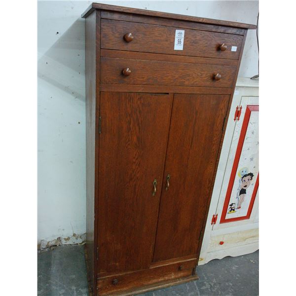 Tiger Oak 2/2 Cabinet