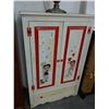 Image 1 : Distressed Betty Boop Cabinet - (Missing Knob)