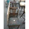 Image 1 : Mahogany Padded Folding Chairs - Pair