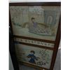 Image 2 : Framed 4 Section Needlepoint Privacy Screen