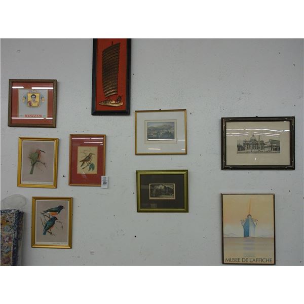 Asst. Small Framed Wall Art - 9