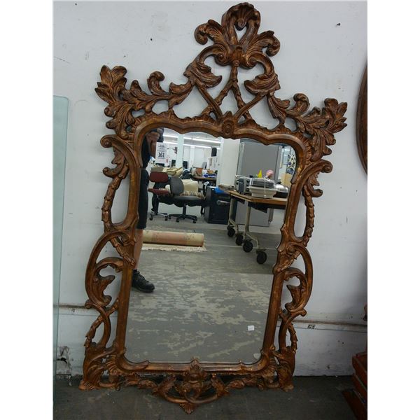 Ornate Plastic Framed 5' Wall Mirror - No Shipping