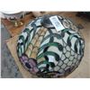 Image 1 : Leaded Glass Floral Lamp Shade