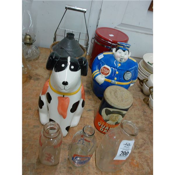 Cookie Jars, Pet Food Cannister, Glass Jars, Carrier