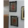 Image 1 : Framed Needlepoint Oriental Man/Woman  - 2